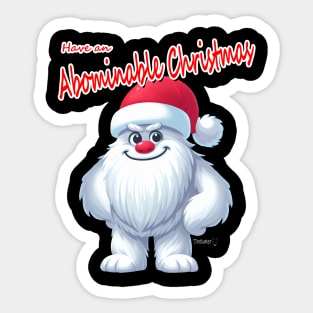 Abominable Christmas Sticker